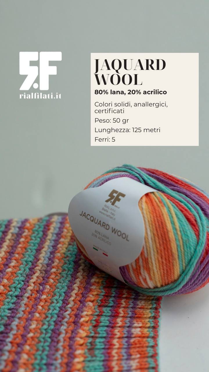 RIAL FILATI JAQUARD WOOL 50g