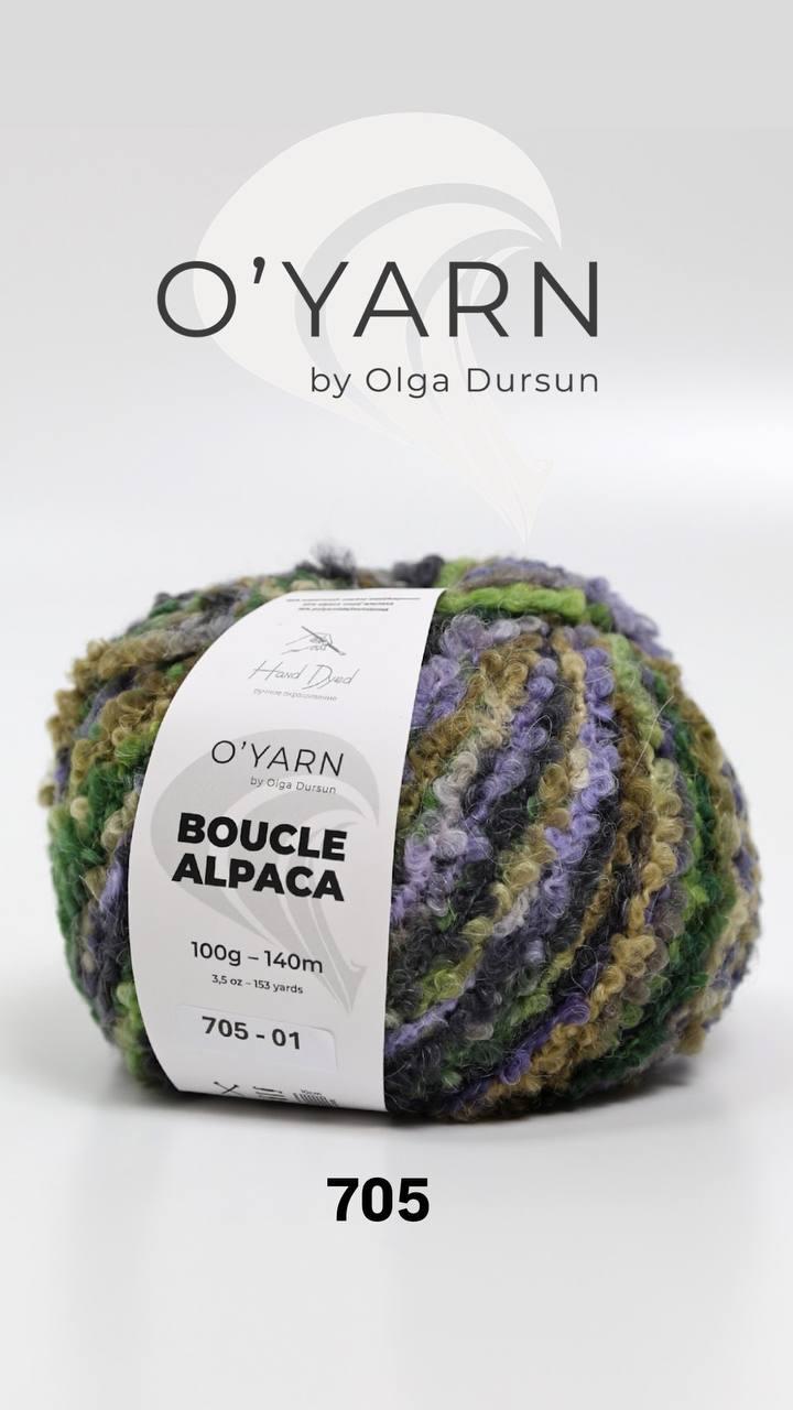 O'YARN BOUCLE ALPACA, 500г