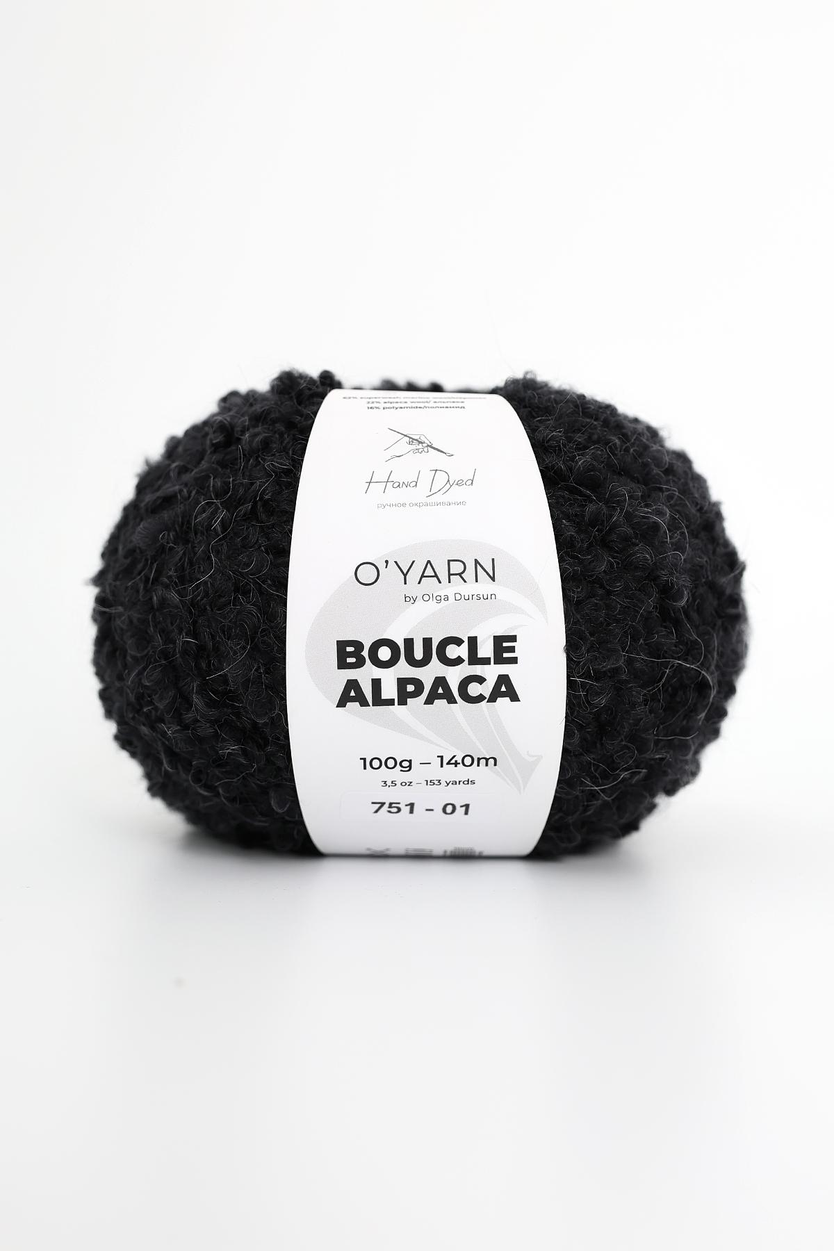 O'YARN BOUCLE ALPACA, 500г