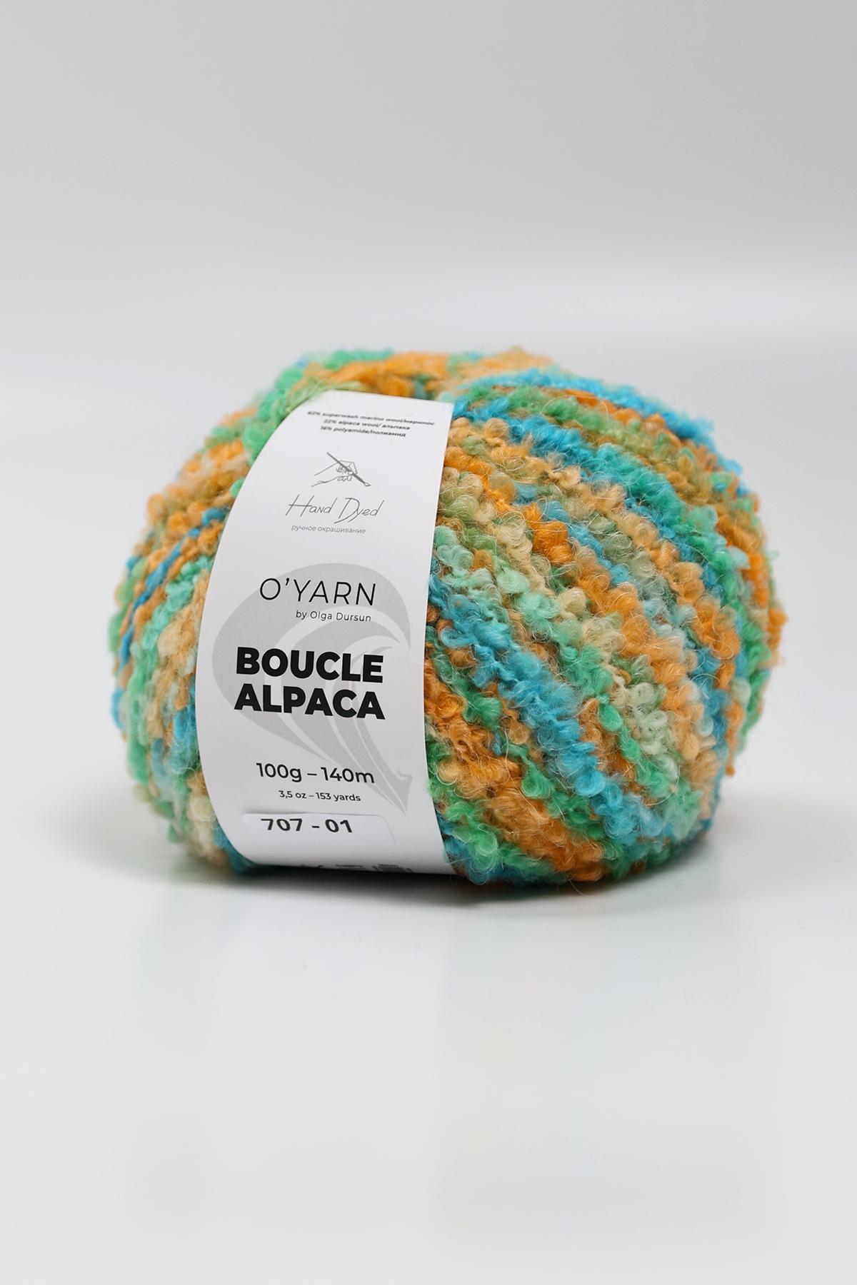 O'YARN BOUCLE ALPACA, 500г