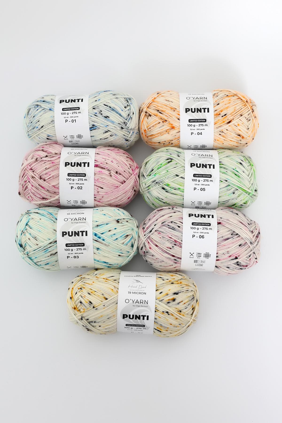 O'YARN PUNTI 19 micron, 100г