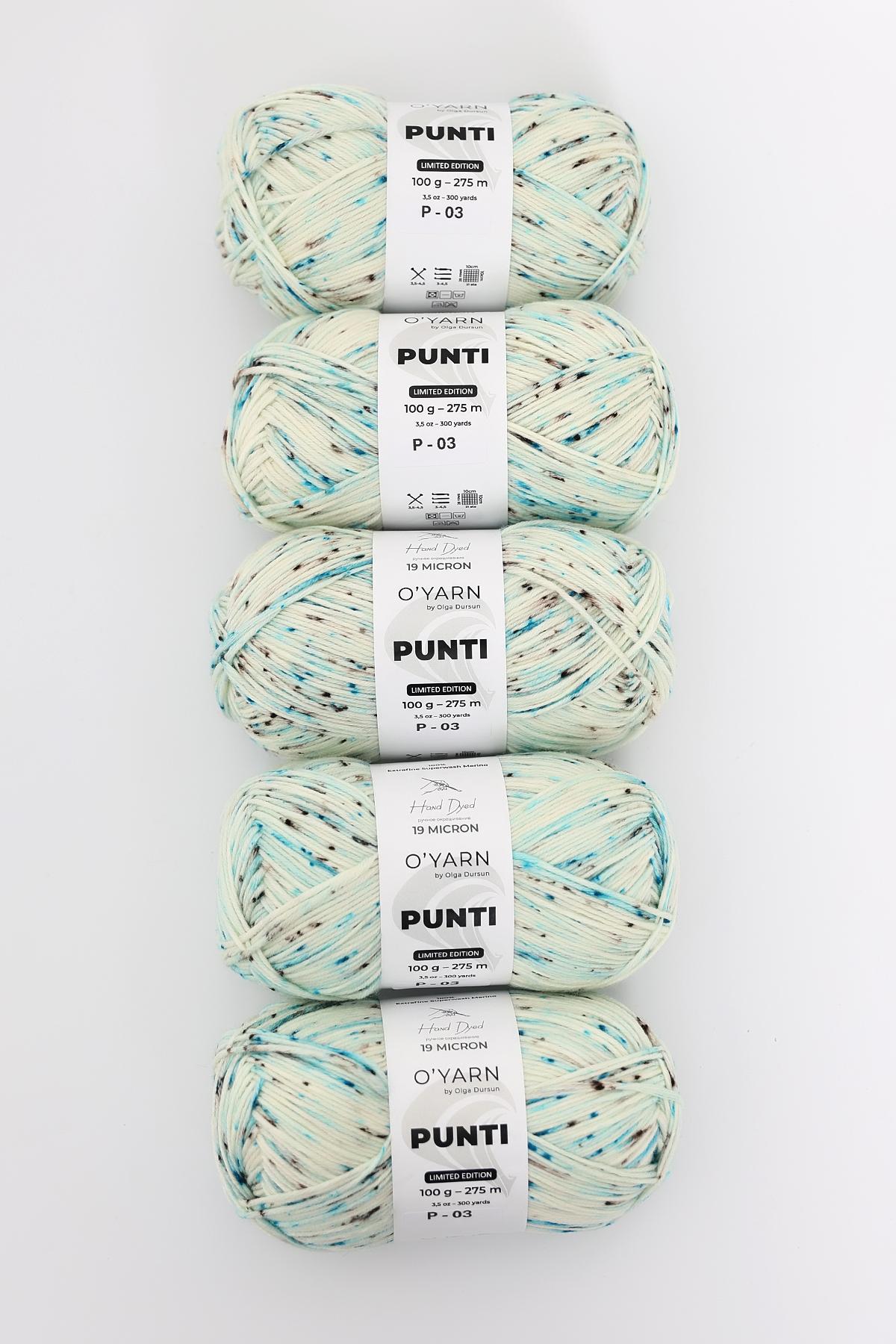 O'YARN PUNTI 19 micron, 100г