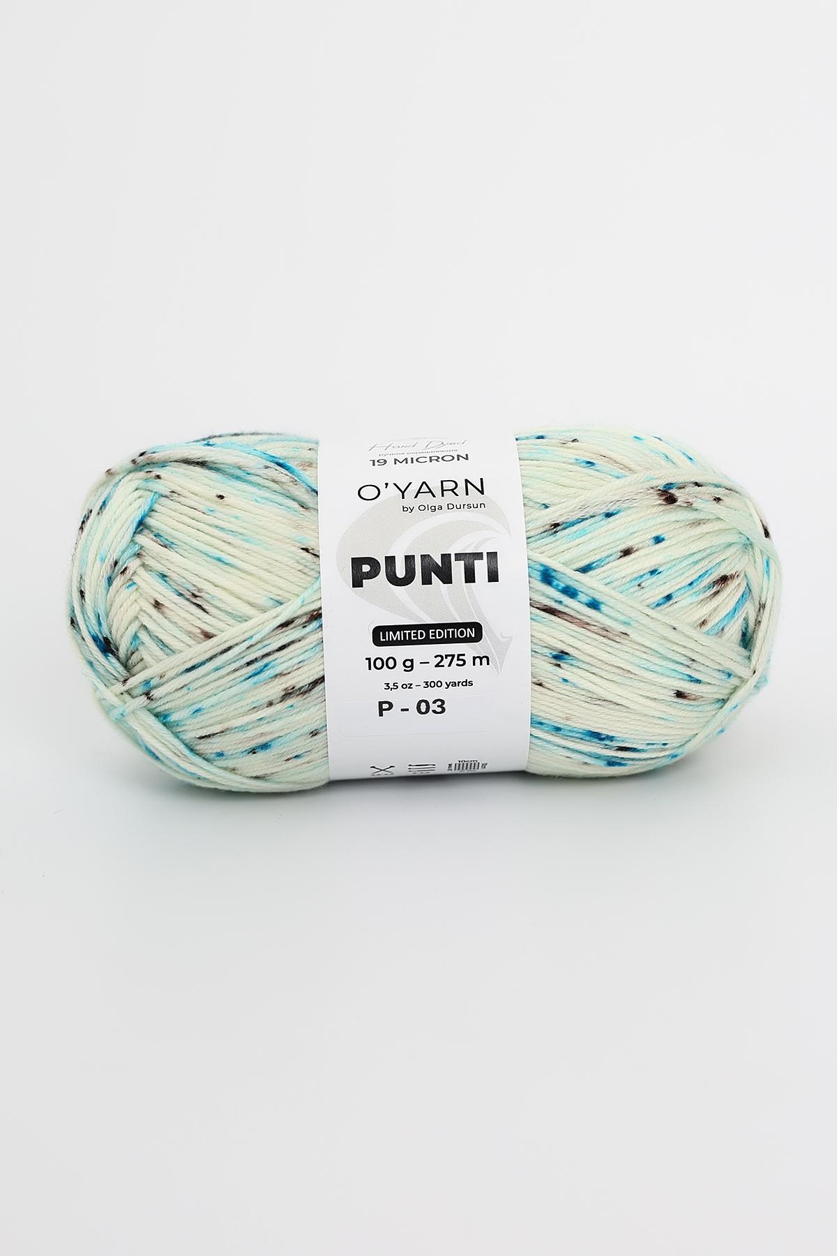 O'YARN PUNTI 19 micron, 100г