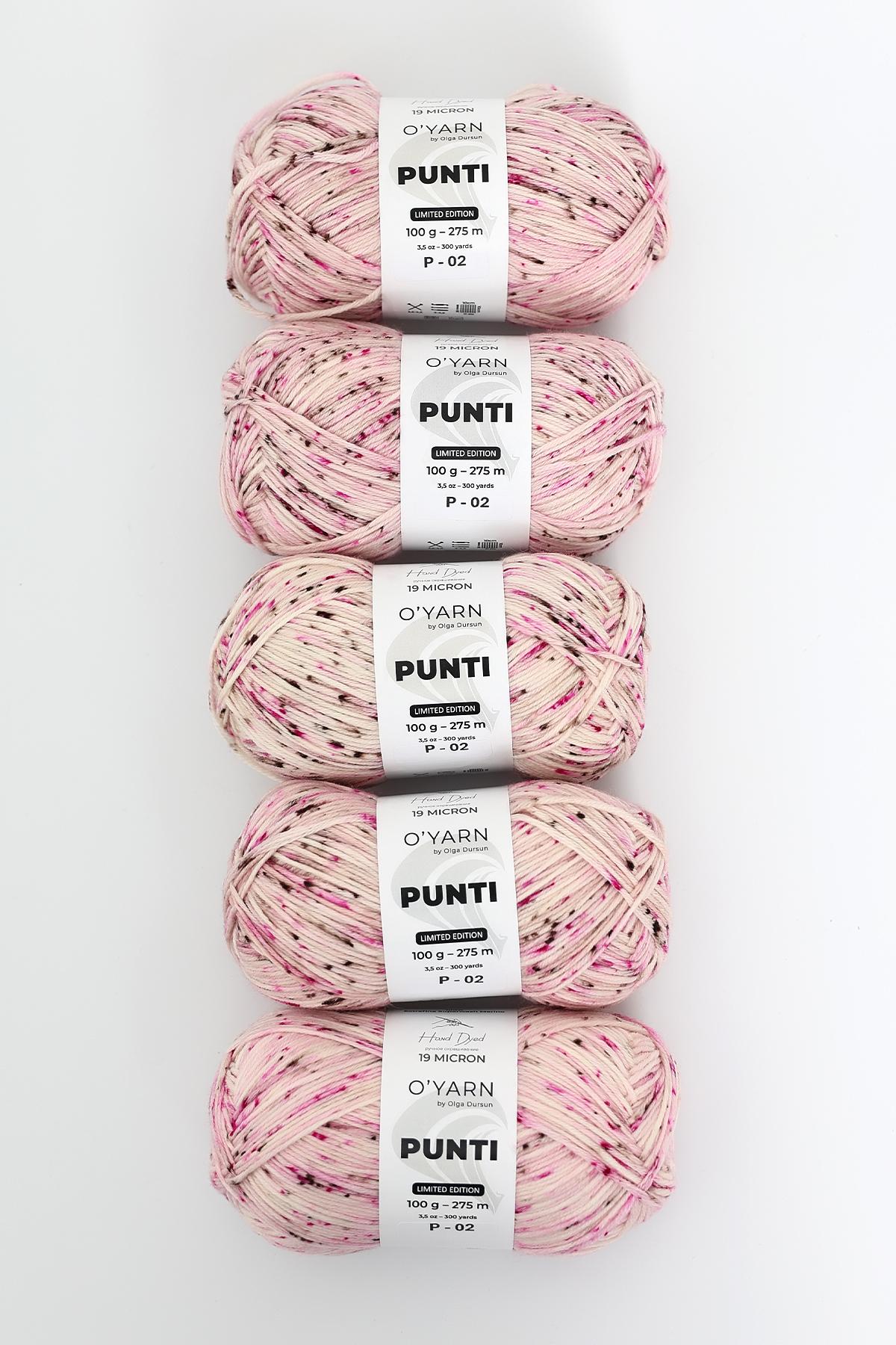 O'YARN PUNTI 19 micron, 100г