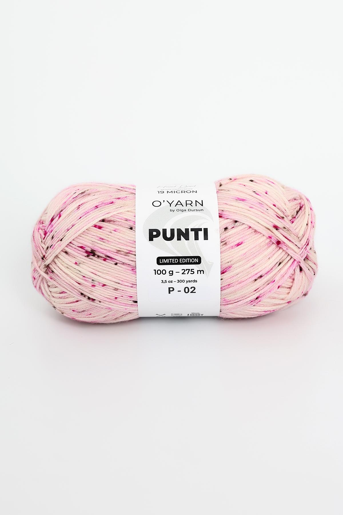 O'YARN PUNTI 19 micron, 100г