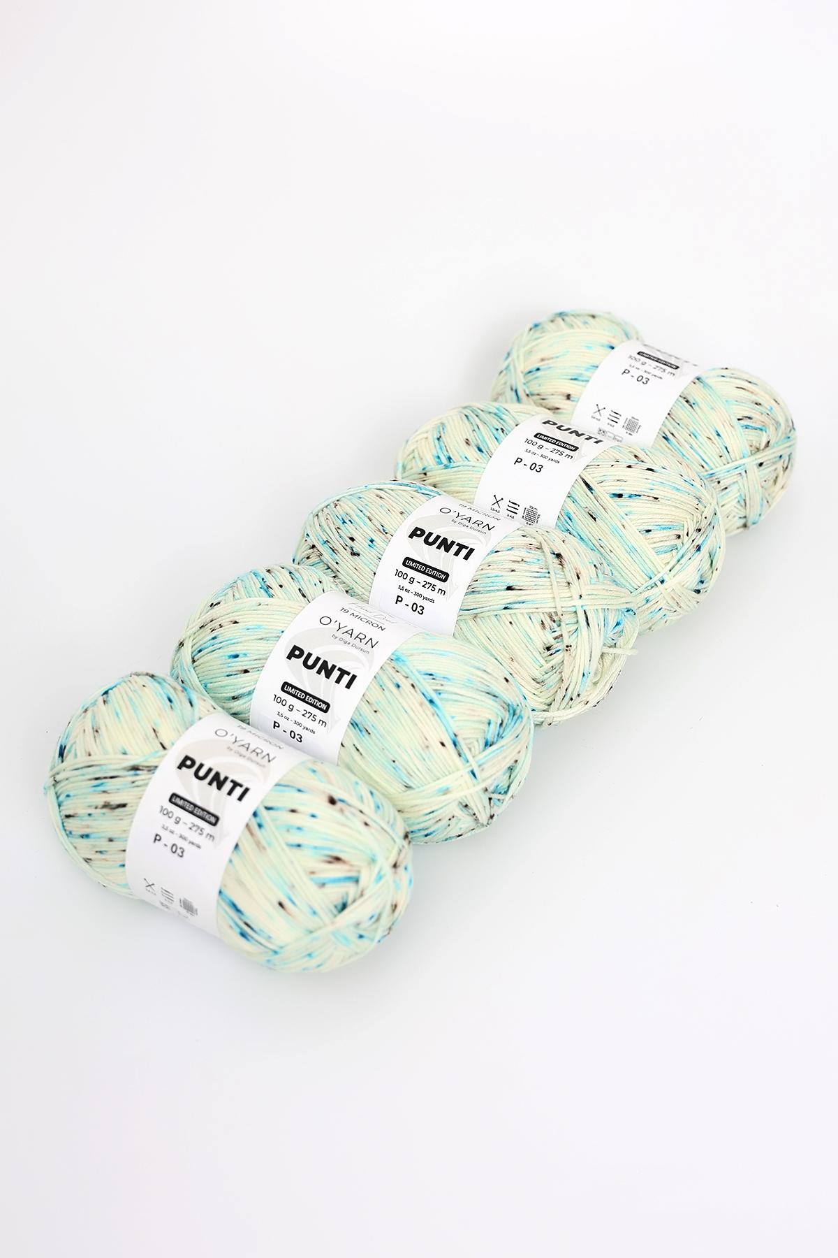 O'YARN PUNTI 19 micron, 100г