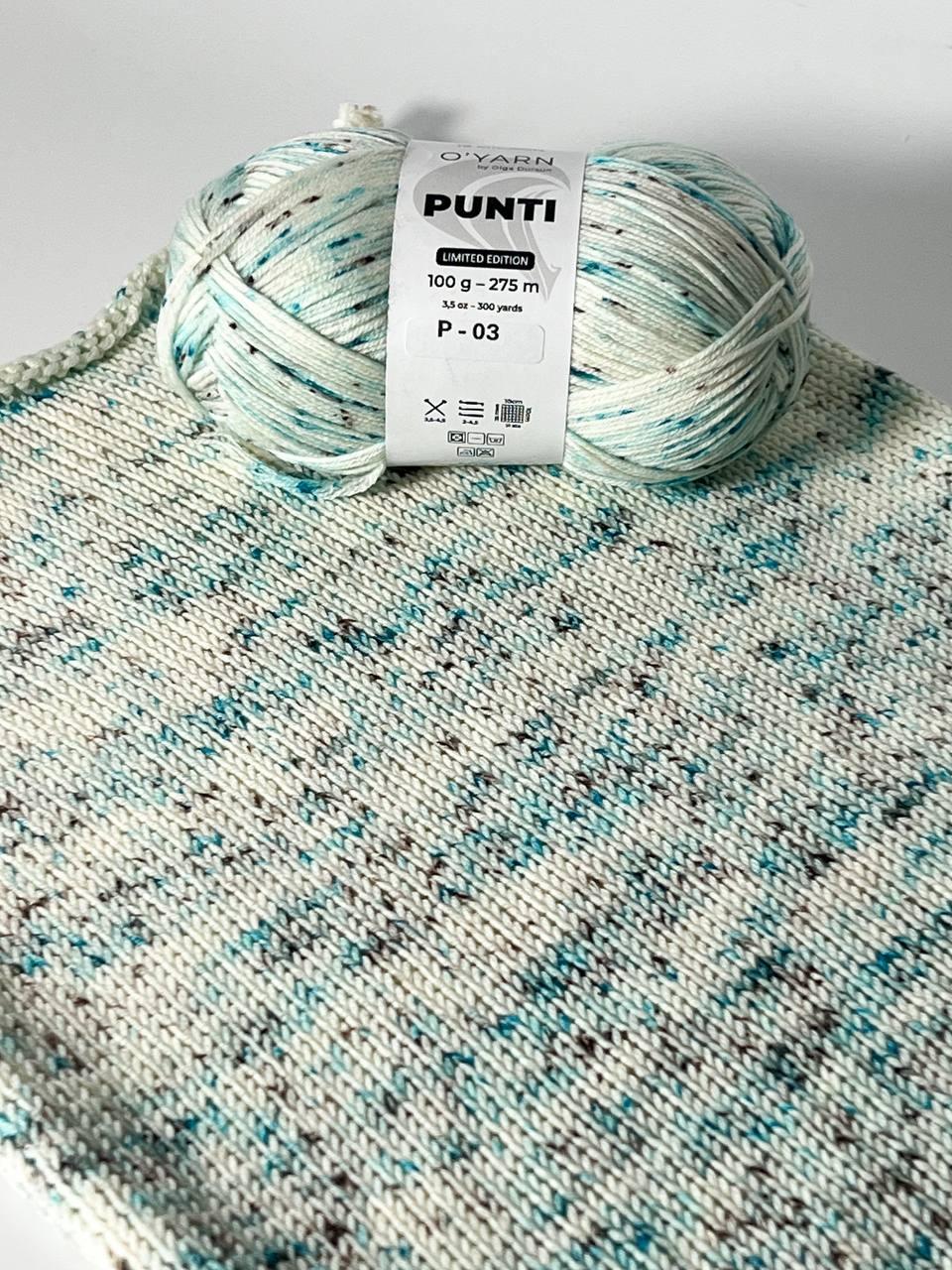 O'YARN PUNTI 19 micron, 100г