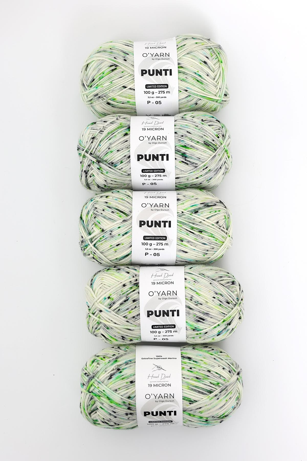 O'YARN PUNTI 19 micron, 100г